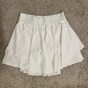 Lululemon White Court Rival Skirt